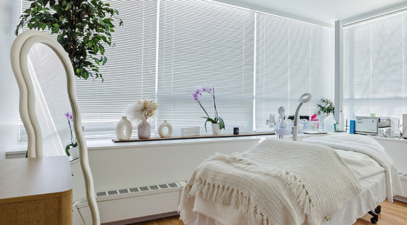 Flora facial treatment room