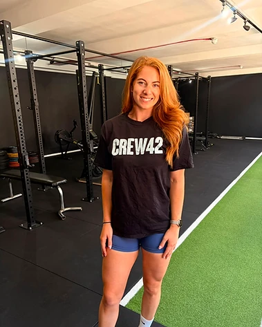Kate, coach and Level 3 personal trainer at Crew42 Crosby