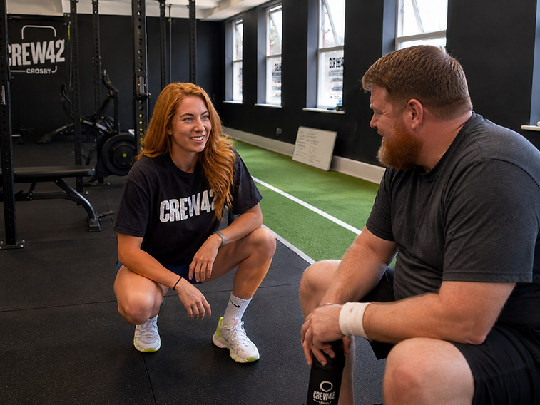 One to one personal training session at Crew42