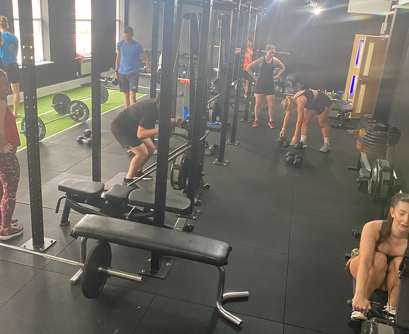 Personal training in progress at Crew42 Crosby