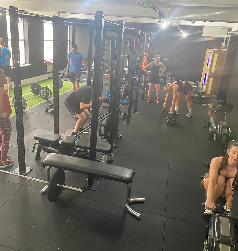 Personal training in progress at Crew42 Crosby