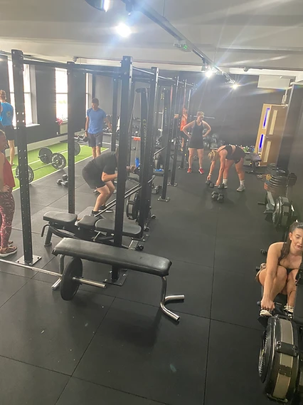 Personal training in progress at Crew42 Crosby