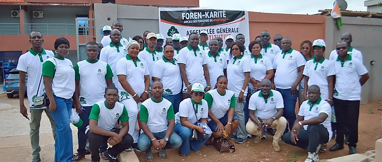 Membres de l'Amicale réunis lors de l'Assemblée Générale constitutive
