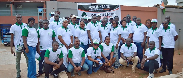 Membres de l'Amicale à l'Assemblée Générale constitutive