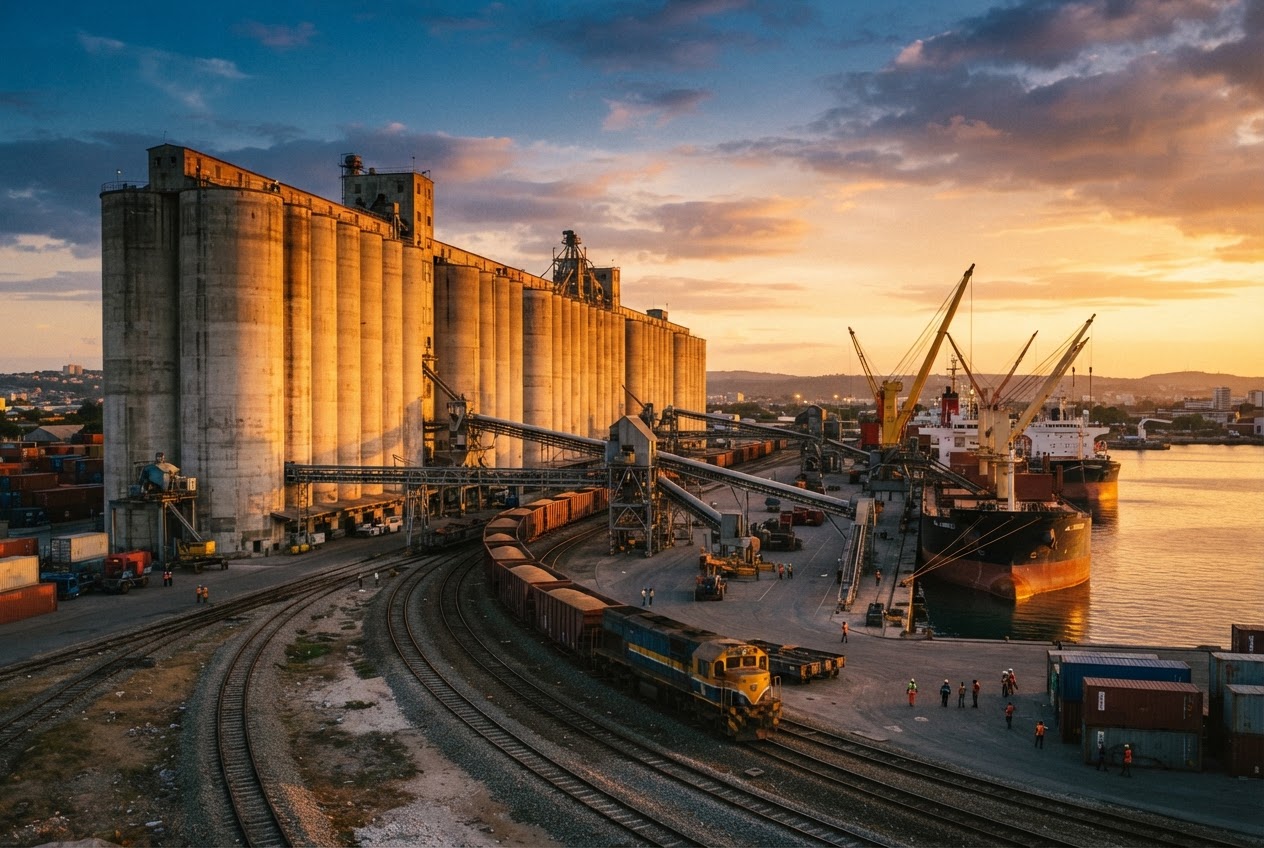 Grain silos and storage infrastructure