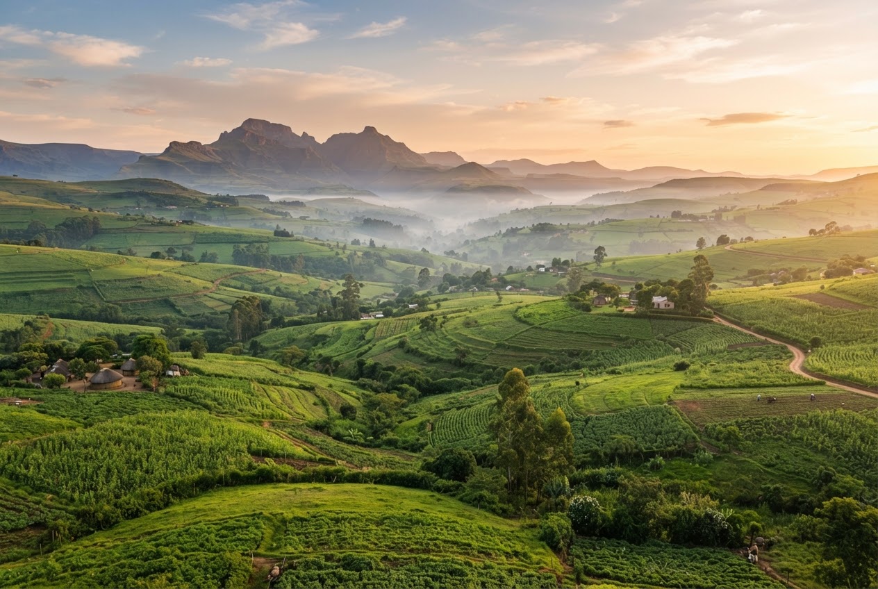 African agricultural landscape