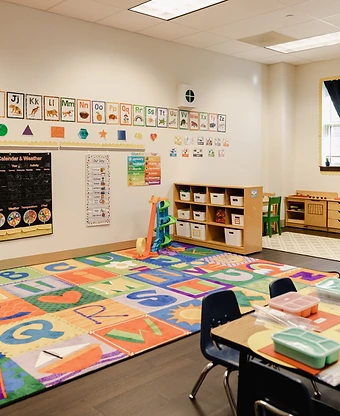 A classroom at Brentwood Young Children's School