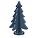 Twilight Blue painted paint-grade HDF tree, gallery thumbnail 1