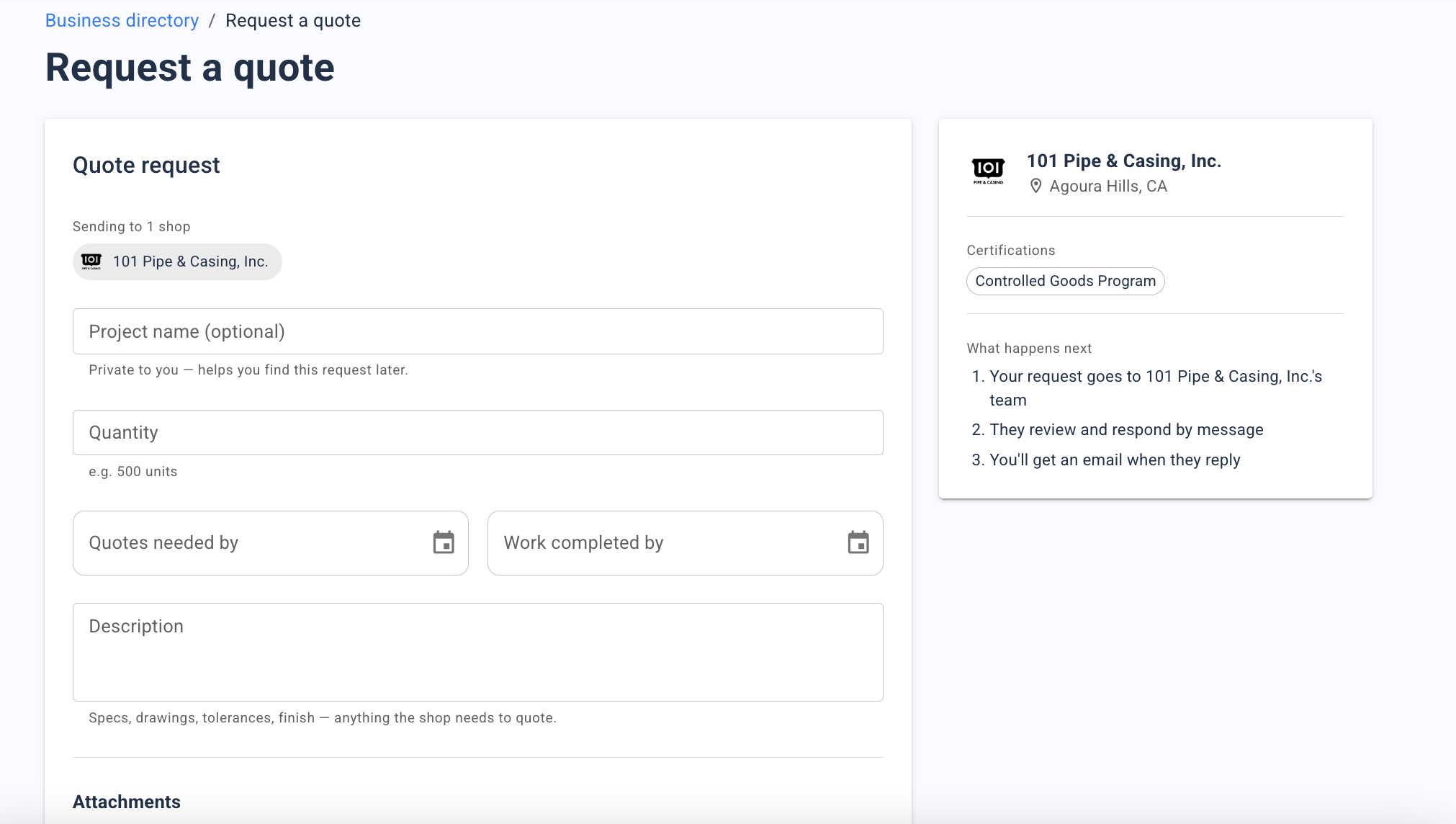 RFQ Tools