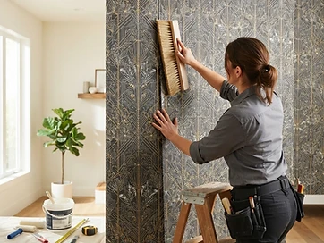 Wallpaper Installation project by East Home Improvements