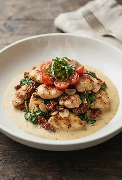 Rustic Tuscan Chicken Skillet