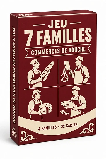 JEU 7 FAMILLES - Commerces de Bouche