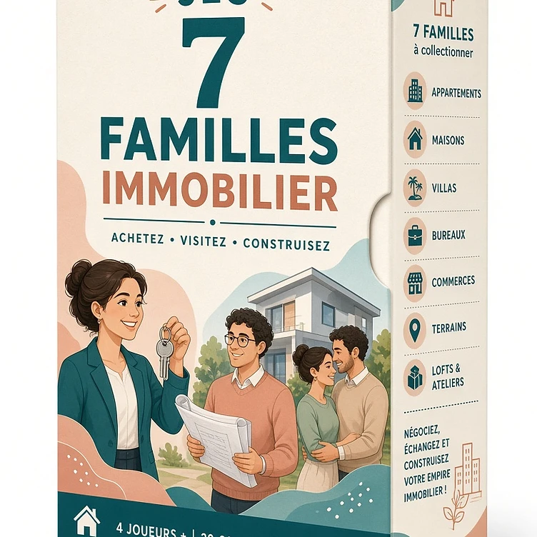 JEU 7 FAMILLES - Immobilier