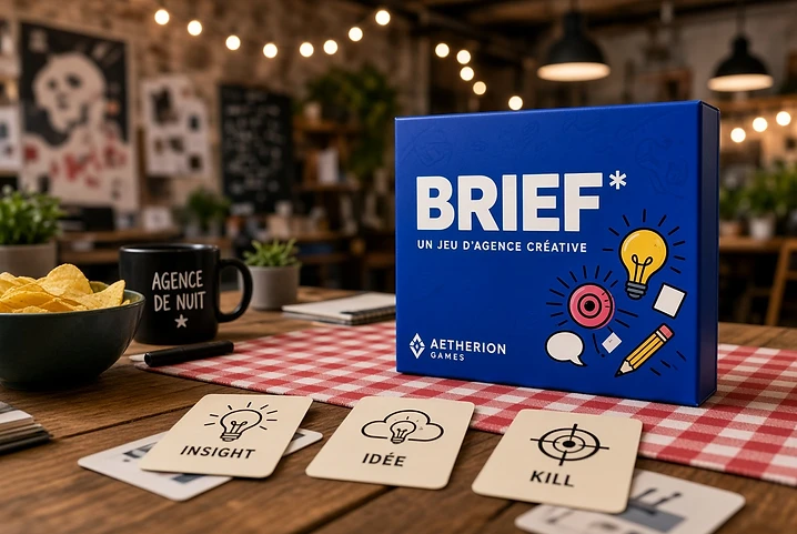 Jeu de cartes personnalisé pour le team building en entreprise Équipe en train de jouer avec un jeu de cartes personnalisé