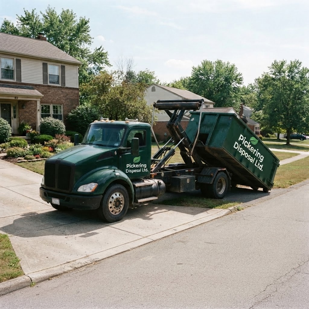 Pickering Disposal Bins truck and dumpster bin