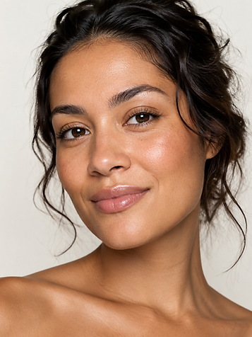 Real skin result portrait