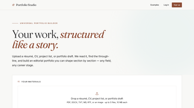 MosaicPro - Professional Portfolio Generator template preview