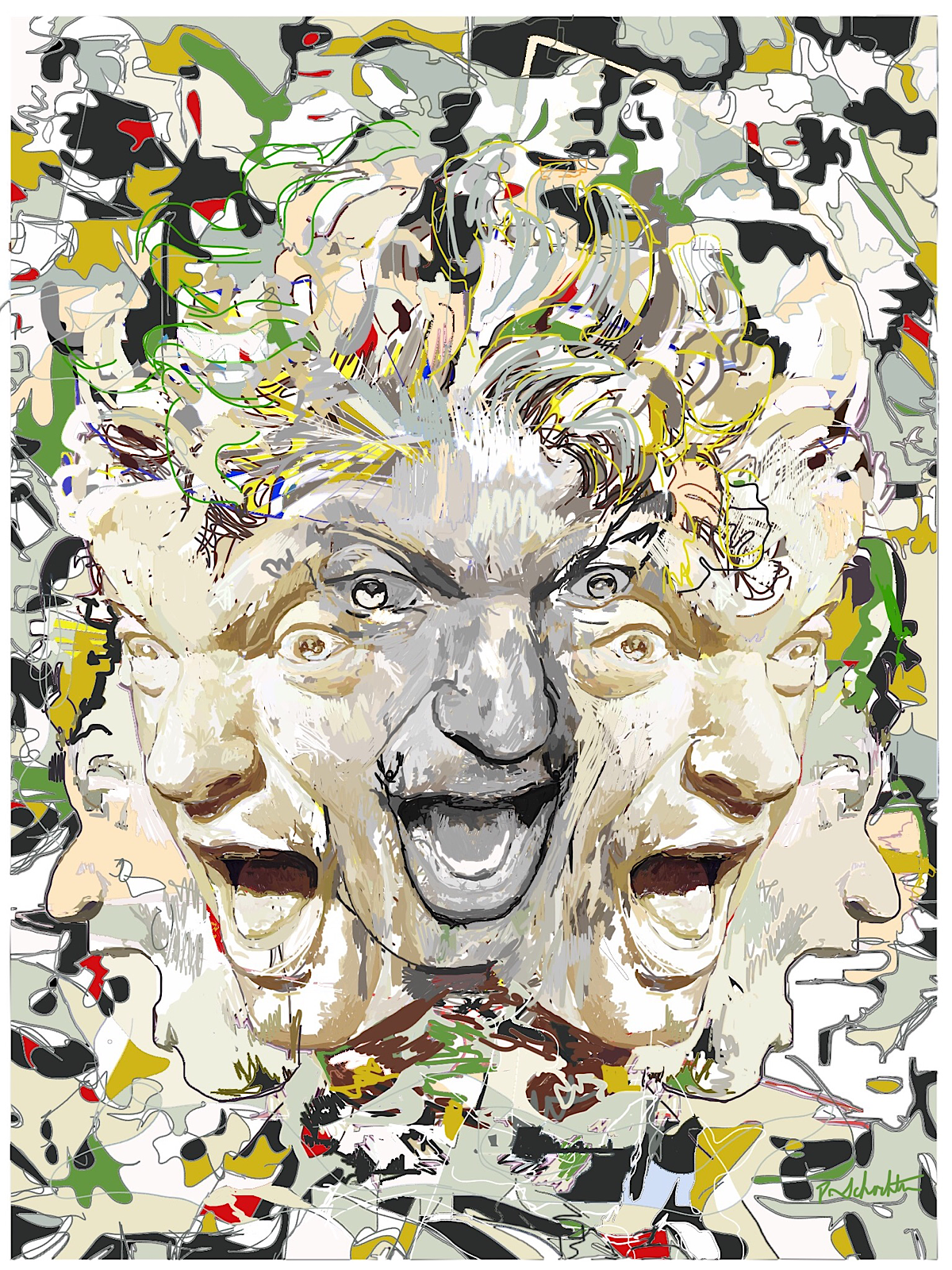 Bernini-Pollock #3