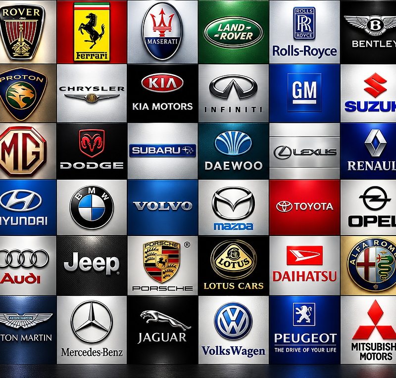 Automotive manufacturer logos