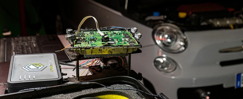 ECU tuning in progress