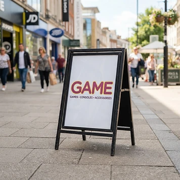 A-Frame Pavement Sign