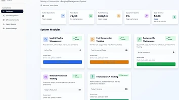 Live Load Tracking for a Mining Operation