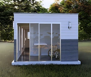 The Independence exterior — sliding doors drawing