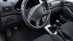 Driver side front interior after detailing at GetRight Detailing in South Hackensack NJ