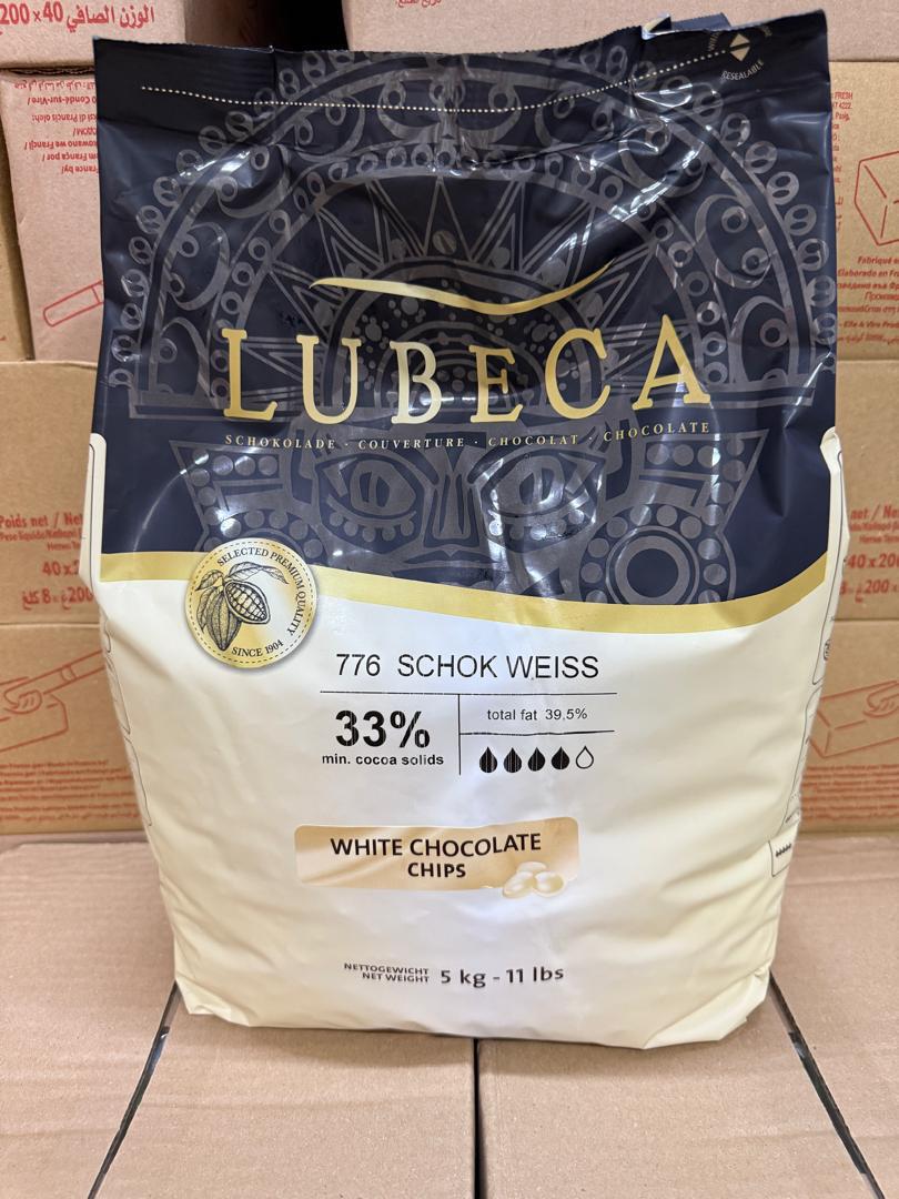 LUBECA White Chocolate Chips 5kg
