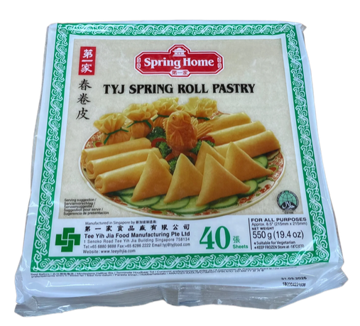 TYJ Spring Rolls Pastry 550g (40 sheets)