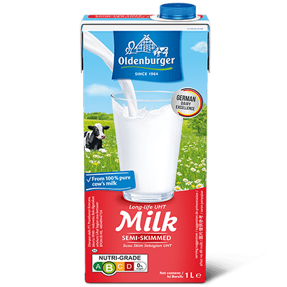 Oldenburger Milk 1ltr x12 Semi Skimmed