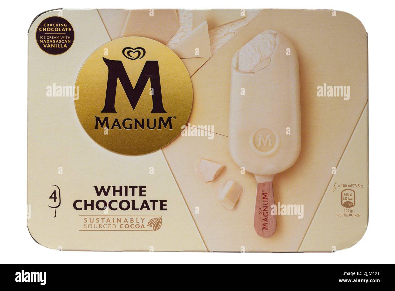 Magnum White Chocolate 4x100mlx10