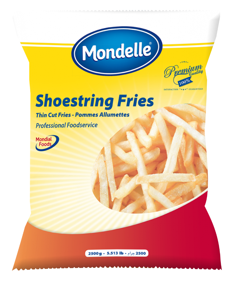 Mondelle 7x7 Shoestring Cut 2.5kg x4