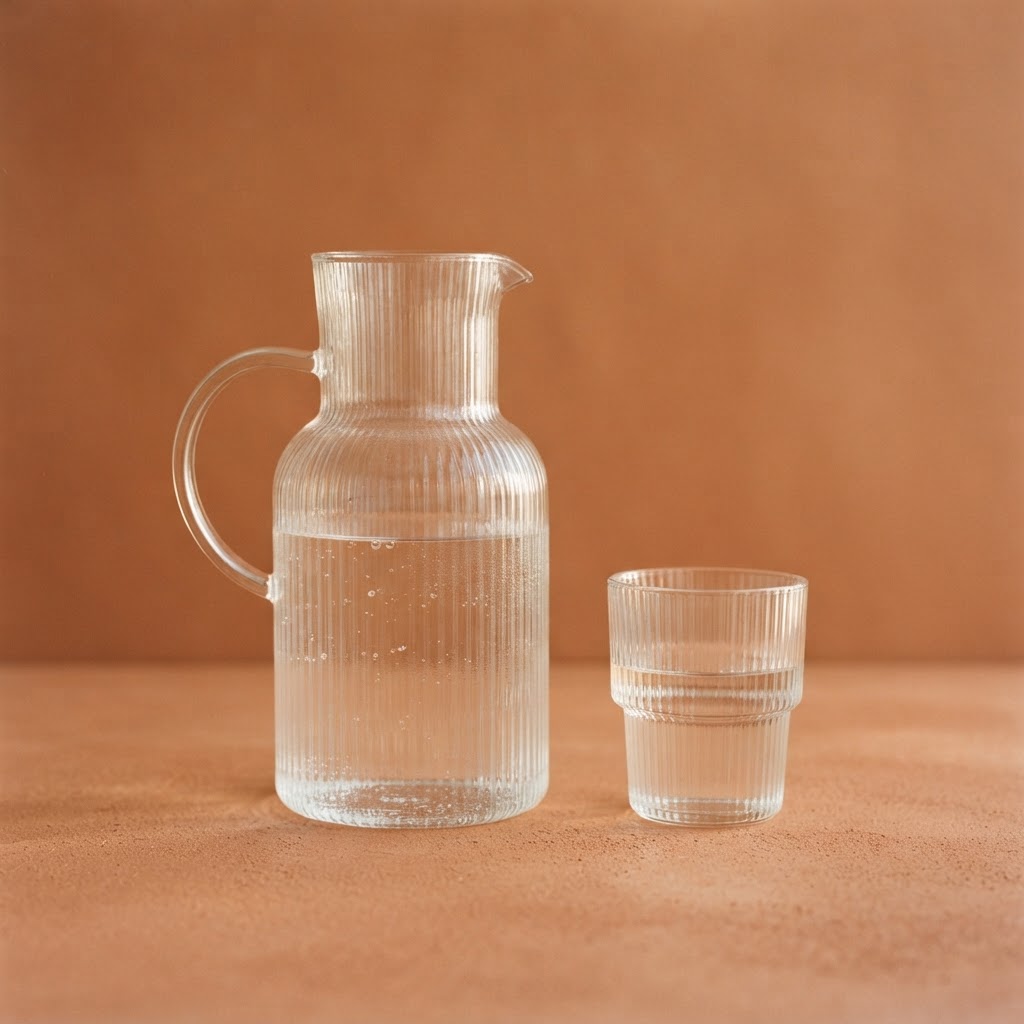 Vellum Glass Carafe