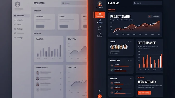 Default AI app compared with a premium polished app