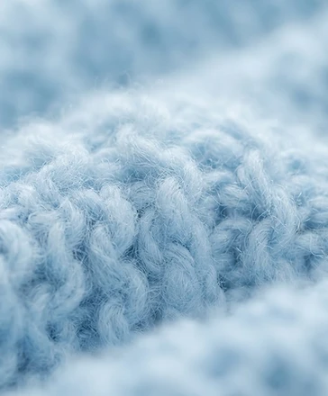 Soft baby blue fabric texture