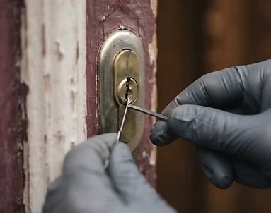 Cilinderslot wordt schadevrij geopend met spanner en pick