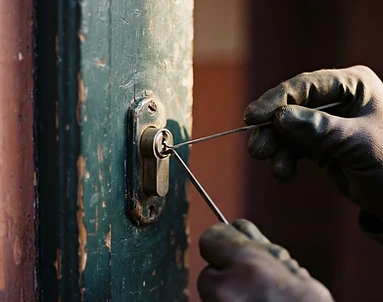 Cilinderslot wordt schadevrij geopend met spanner en pick