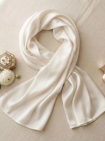 Pearl Glow Satin Hijab