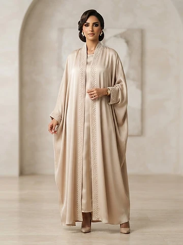 Hana Pearl Beaded Abaya