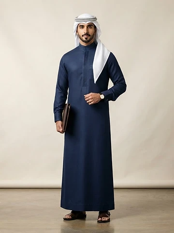 Navy Midnight Kandoora