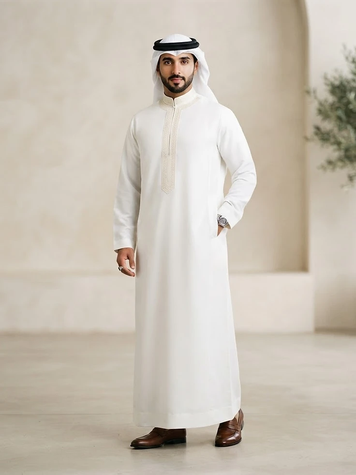 Classic White Bones Kandoora