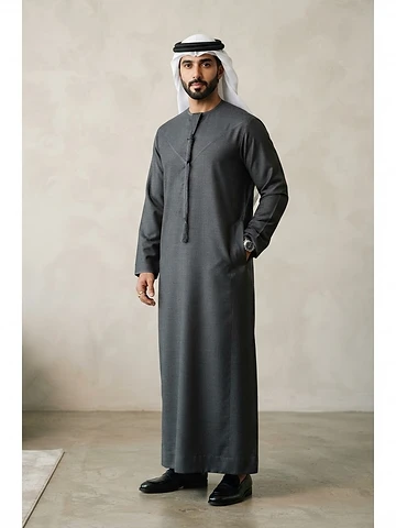 Charcoal Winter Kandoora