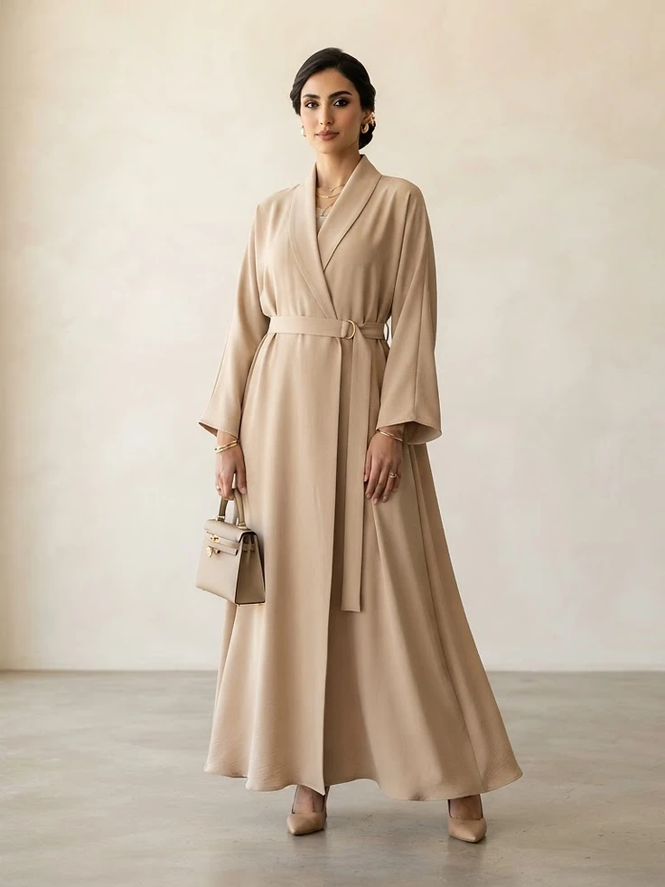 Sahara Crepe Wrap Abaya