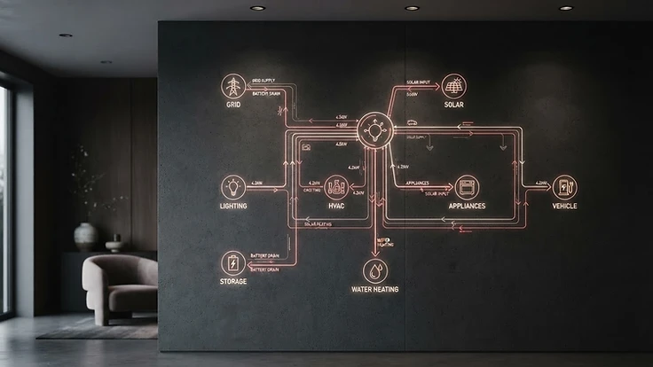 Architectural energy monitoring visualisation