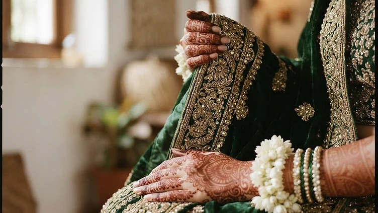 A remote venue walkthrough, sent to the couple · Illustrative image — real photography to follow