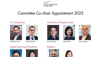 Appointed Co-Chair, Blockchain & Digital Assets Committee — FinTech Association of Hong Kong
