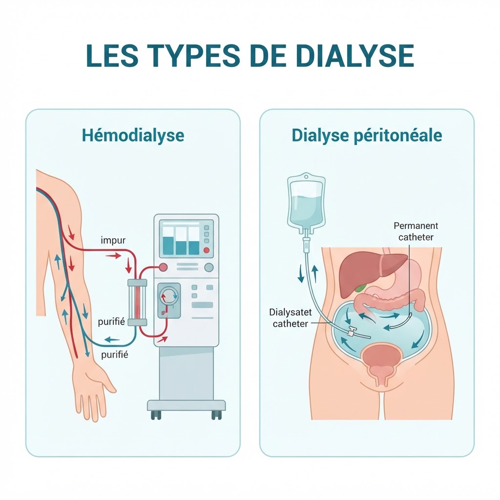 Le principe de la fistule : connecter une artère à une veine pour faciliter la dialyse