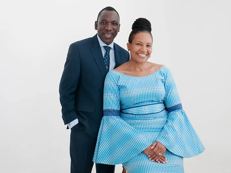 Dr. Joseph Kansema and his wife