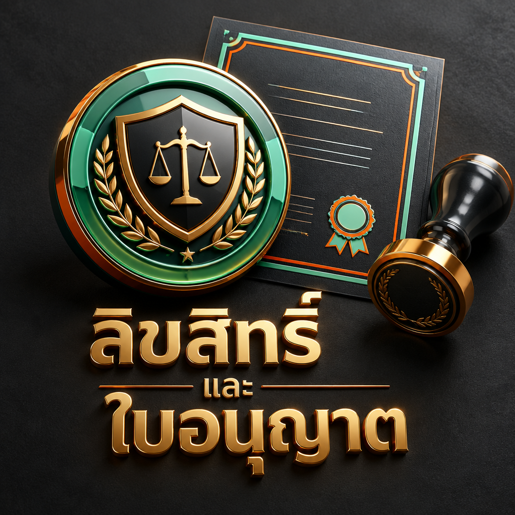 ใบอนุญาต และลิขสิทธิ์
